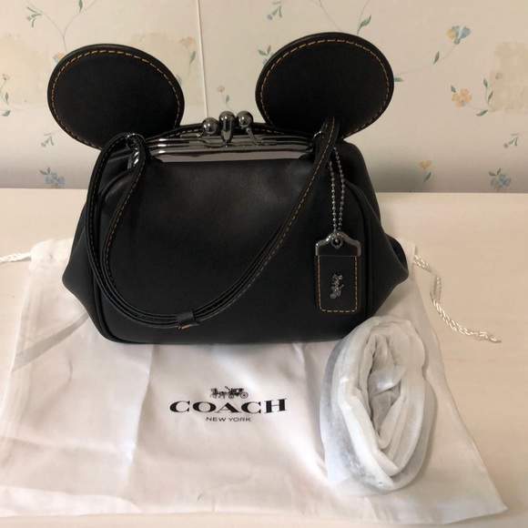 Coach Handbags - Coach x Disney Mickey Mouse kisslock bag